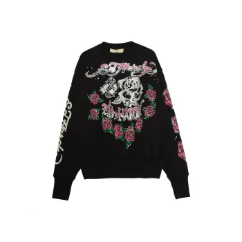 Ed Hardy Sweatshirts Women's Black