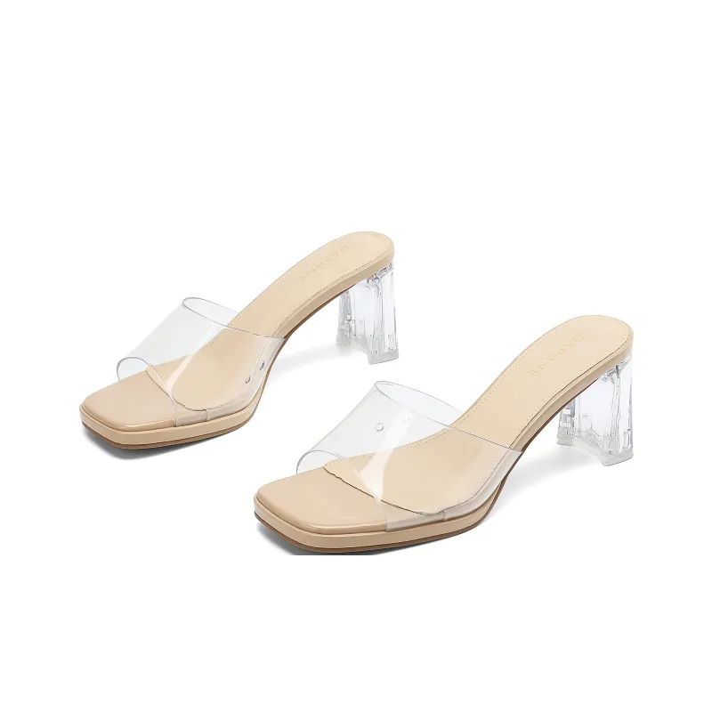 DAPHNE Crystal Quiet Slide Slippers Women's-5