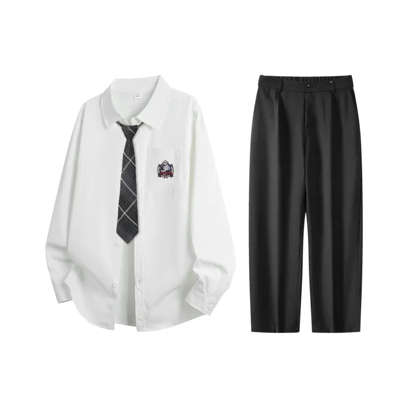 PEIMENG Shirt Matching Set Unisex-24