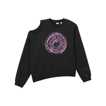 Levi's Sweatshirt Women's Gray Black