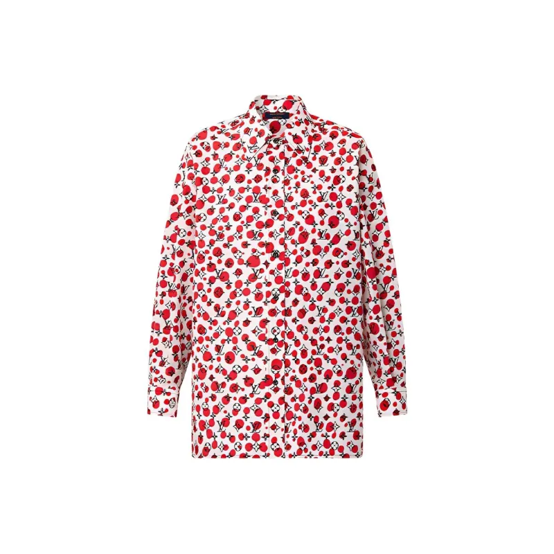 LOUIS VUITTON x Yayoi Kusama Shirt Women's Red-0
