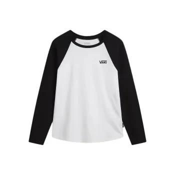 Vans Flying V Raglan Sleeve T Shirt Women's Black