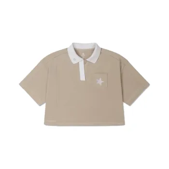 Converse Showcasing Series SS23 Polo Shirts Women's Khaki