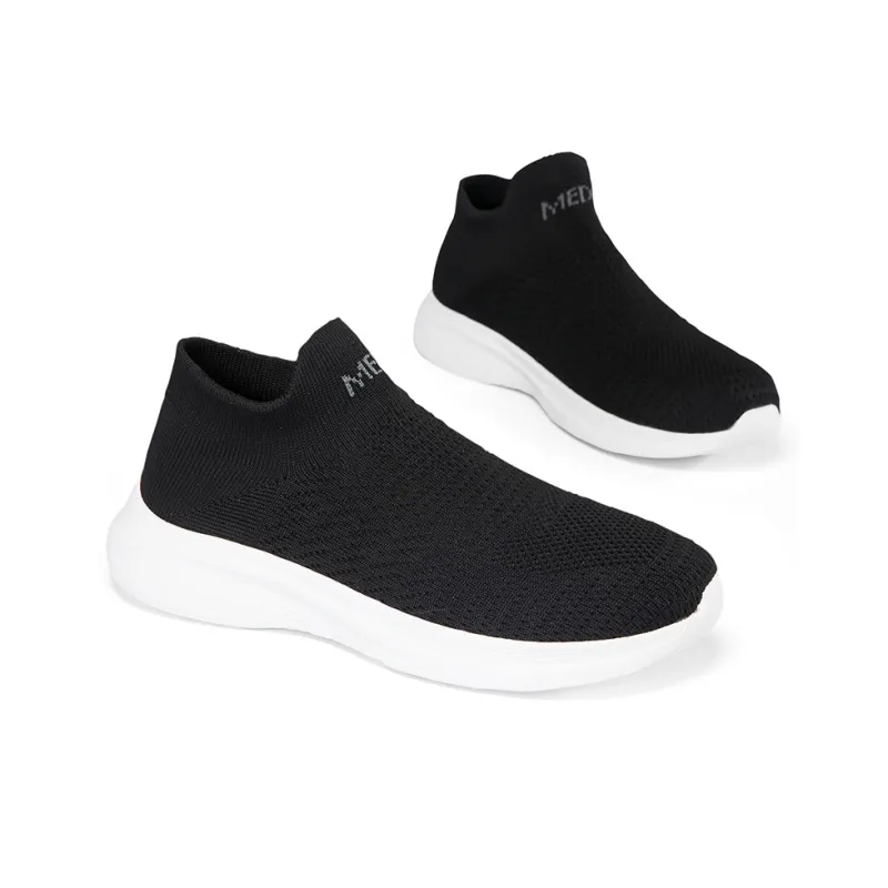 Medd Mid Top Casual Shoes Unisex Black-1