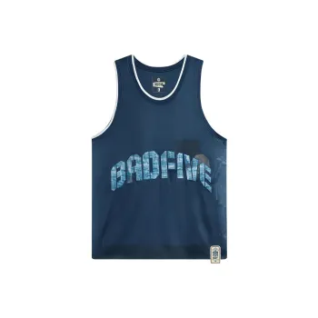 LiNing Basketball Jerseys Men's Sea Salt Blue All Over Print