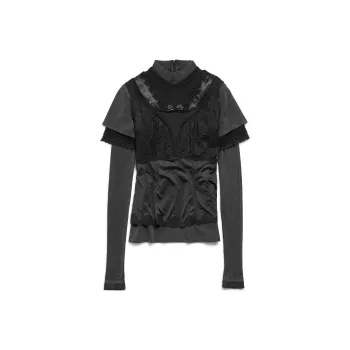 Balenciaga Layered Long-Sleeved Top
