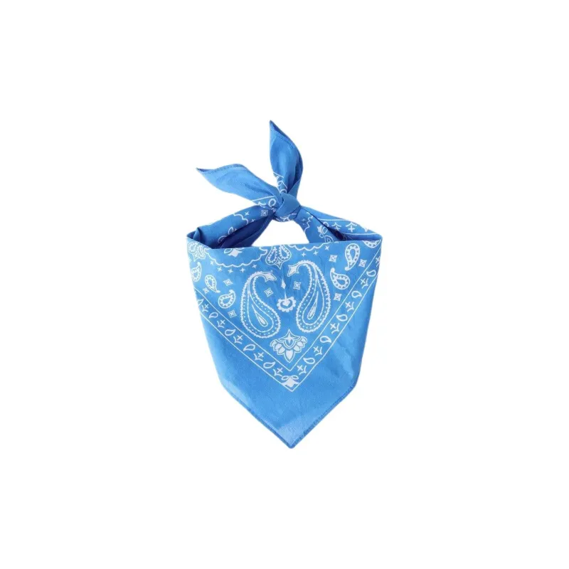 ZARA Cotton Headwraps Unisex Bright Blue-1
