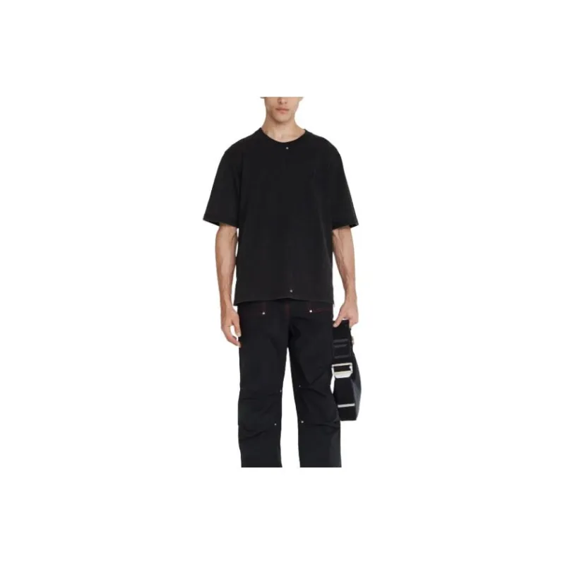 DION LEE SS24 EMBOSSED OVERSIZED TEE T-Shirt Women's WASHED BLACK/Washed Black-0