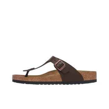 Birkenstock Gizeh EVA Abrasion Resistant Flip Flops Unisex Brown Narrow