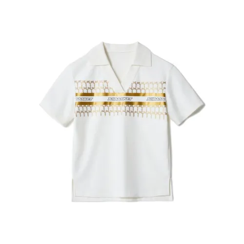 XII BASKET Polo Shirts Women's Raw White