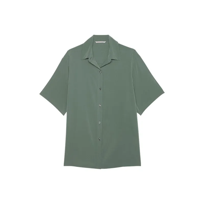 Victoria's Secret Shirt Women's Wood Green-0