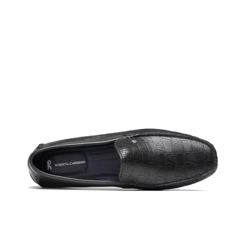ROBERTA DI CAMERINO Florence Collection Loafers 2cm Men's Black-3