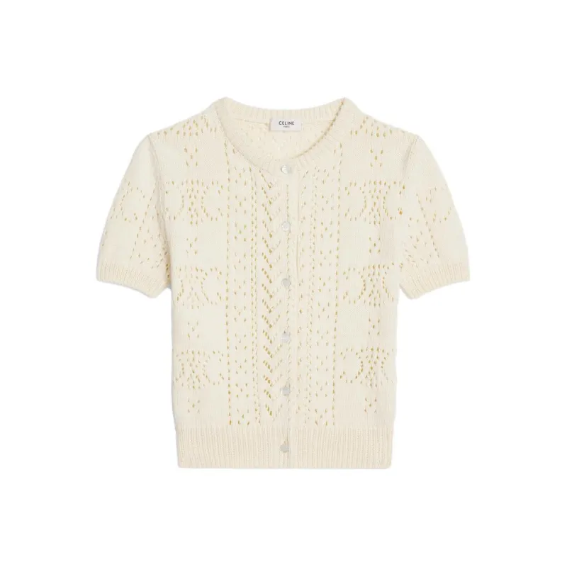 CELINE SS23 Knitwear Women's Ecru-0