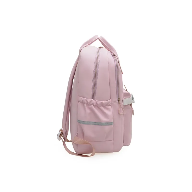 Single Warehouse Nylon Student Bag Pink/Blue/Green/Purple/Black-2