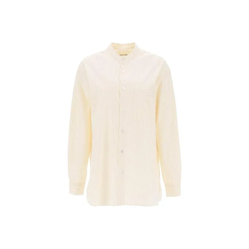 Birkenstock Striped Organic Cotton Pyjama Shirt-0