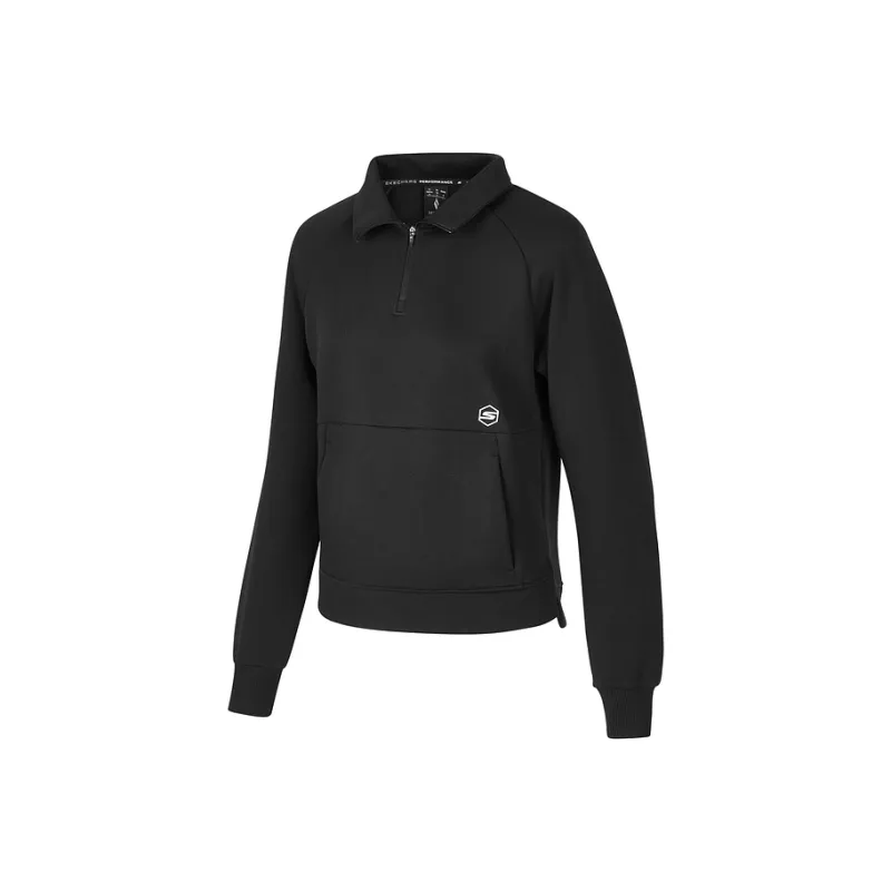 Skechers Comfortable Sports Collection GOKNIT Sweatshirt Women's Carbon Black-0