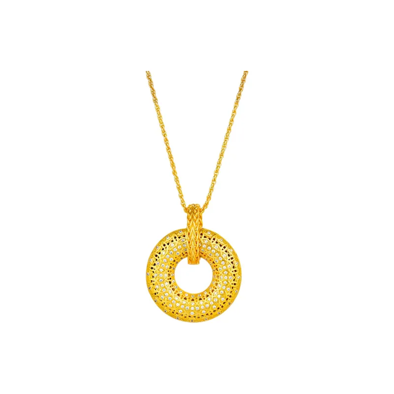 KZD Alloy Good Luck Necklace Women's-0