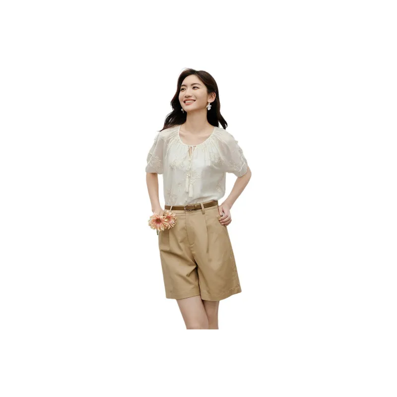 Hopeshow Shirt Women's Light Beige-0