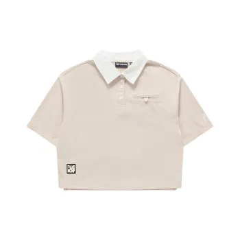 FILA FUSION Polo Shirt Women's Champagne Pink