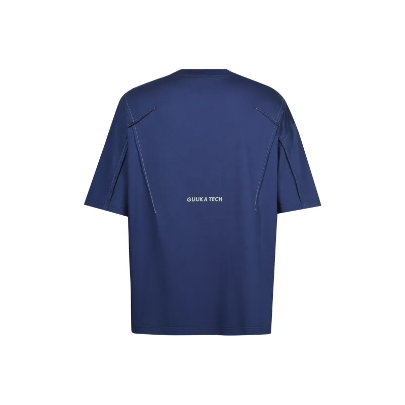 GUUKA TECH T Shirt Men's Dark Blue-1