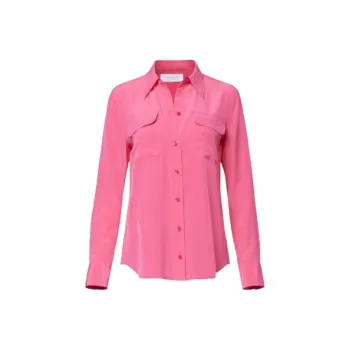 Equipment Flap pocket Silk Shirt