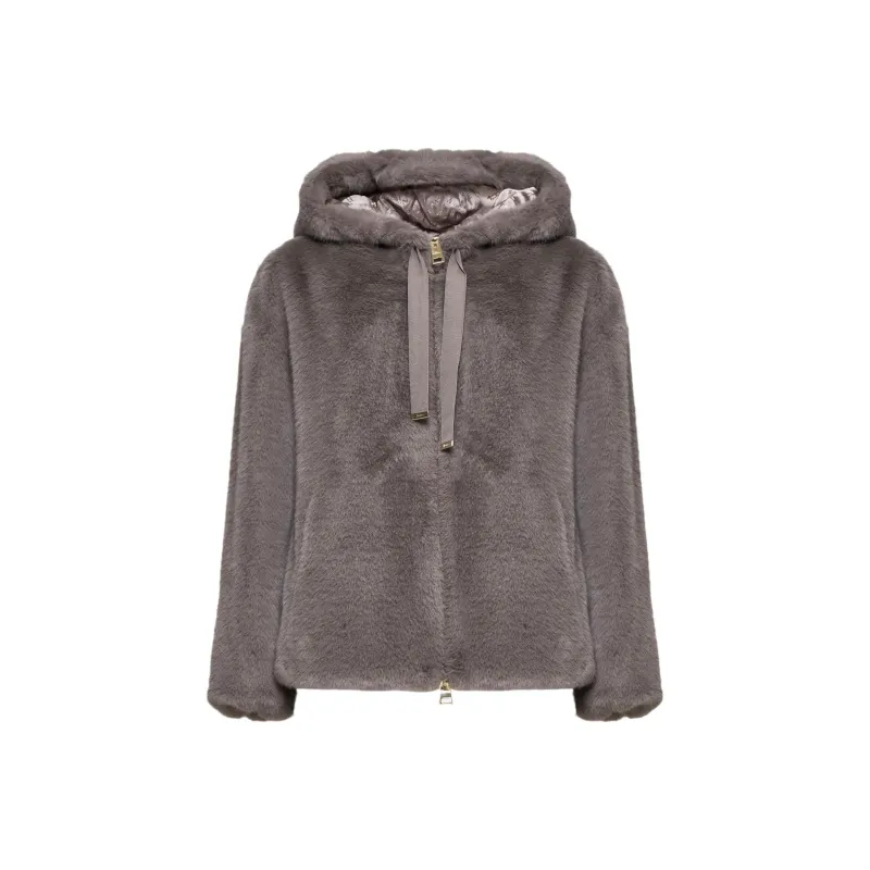 HERNO Classic Zip-Up Drawstring Jacket-0