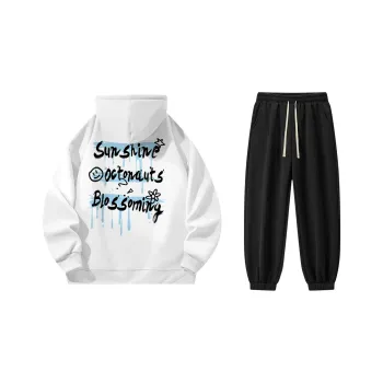 Small Columns Under The Sea Sweatshirt Set Unisex