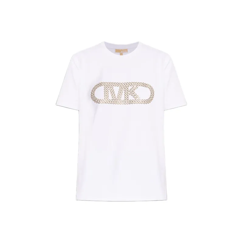 MICHAEL MICHAEL KORS Logo Embellished Crewneck T Shirt-0