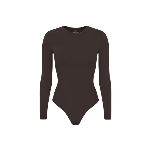 Skims Bodysuits Women's Dark Brown