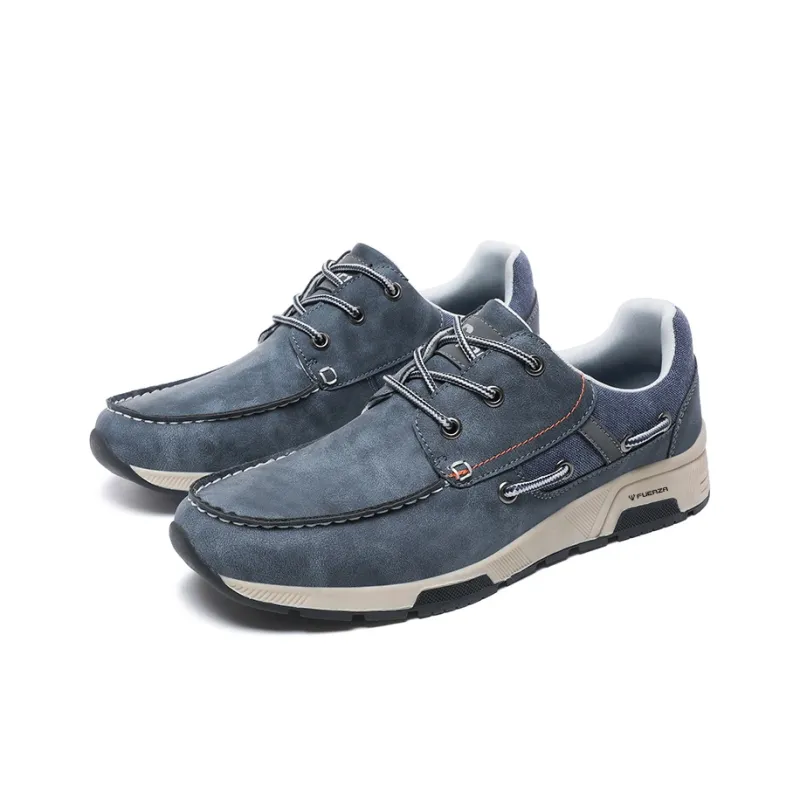 FUERZA Casual Shoes Men Low Top Blue-1