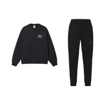 Nike x Stussy Sweatshirt Set Men's Black