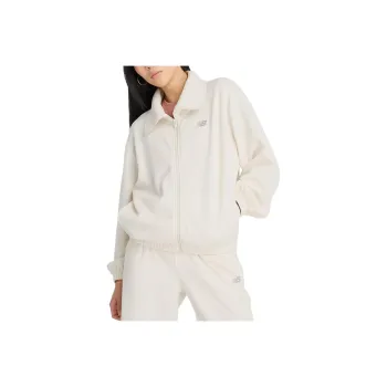 New Balance Performance Fleece Full Zip Jackets Coats Women's Linen