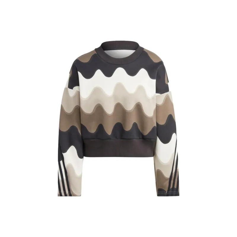 Adidas MARIMEKKO Collaboration Sweatshirt Women's Light Brown-0