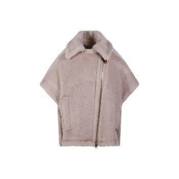 MaxMara Zip-Up Short-Sleeved Coat