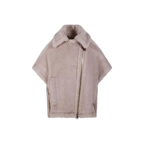 MaxMara Zip-Up Short-Sleeved Coat