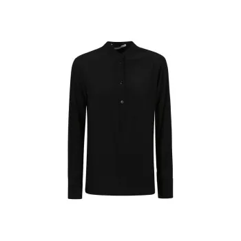 Stella McCartney Band Collar Long Sleeved Blouse