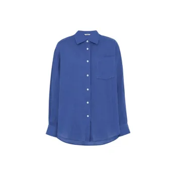 MEIYANG Shirt Women's Royal Blue