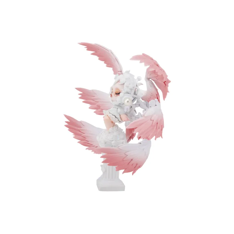 [Modified Doll] POP MART SKULLPANDA Photo Collection Six Winged Angel Hang Tag Box 18cm-12