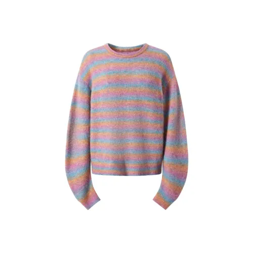 JZ Juzui Stripe Pink Blue Women's