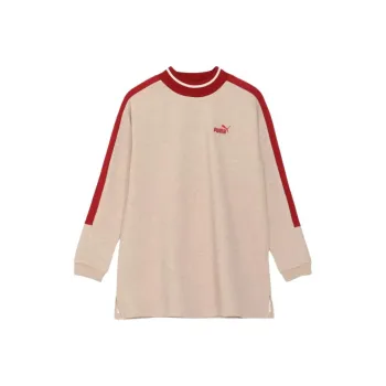 PUMA CORE HERITAGE FW24 Sweatshirt Women's Beige Pink
