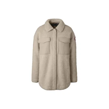 Canada Goose Simcoe Shirt Jacket Kind High Pile Fleece Jackets Coats Women's Gray