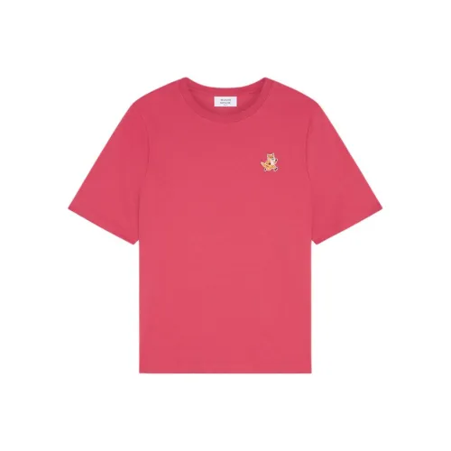 Maison Kitsune Speedy Fox Patch Crewneck T Shirt
