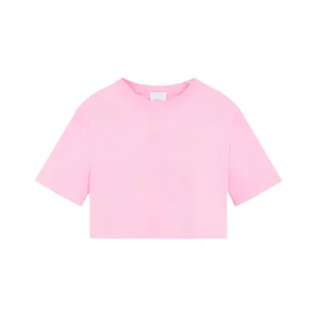 Patou Logo embellished Cropped T shirt