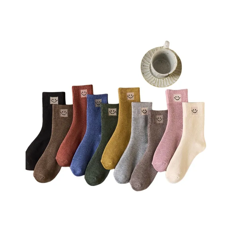 H YXIANG Mid Calf Socks Men's 10 Pack-1