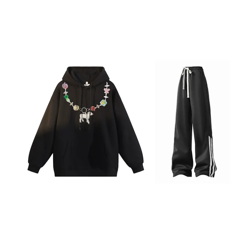 YOSICIL Sweatshirt Sets Unisex-2