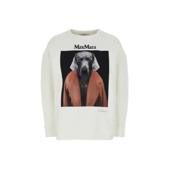 MaxMara Logo Embroidered Crewneck Sweatshirt