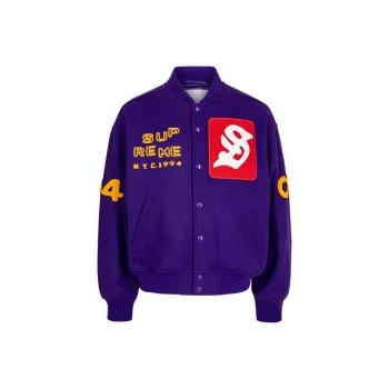 Supreme Tourist 'Purple' Varsity Jacket