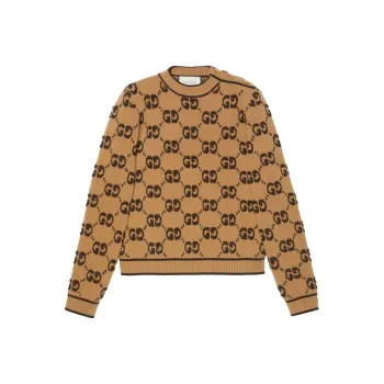 GUCCI Gg Bouclé Jacquard Jumper