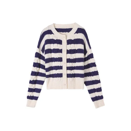 HIPPIEMISS Knitwear Women's Blue White Stripes