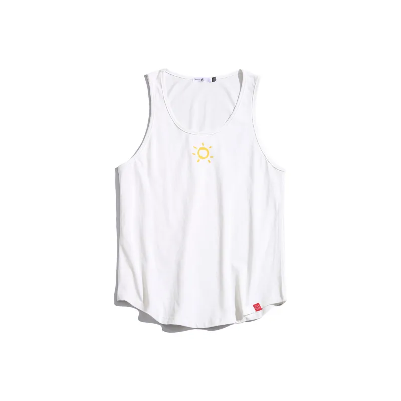 MIIRACER 100% Cotton Versatile Trendy Fitness Running Tank Top Unisex-5